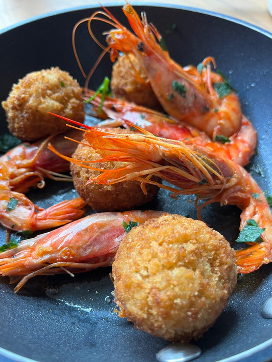 🦐 12 Croquetas de Gamba de Palamós(400 gr)